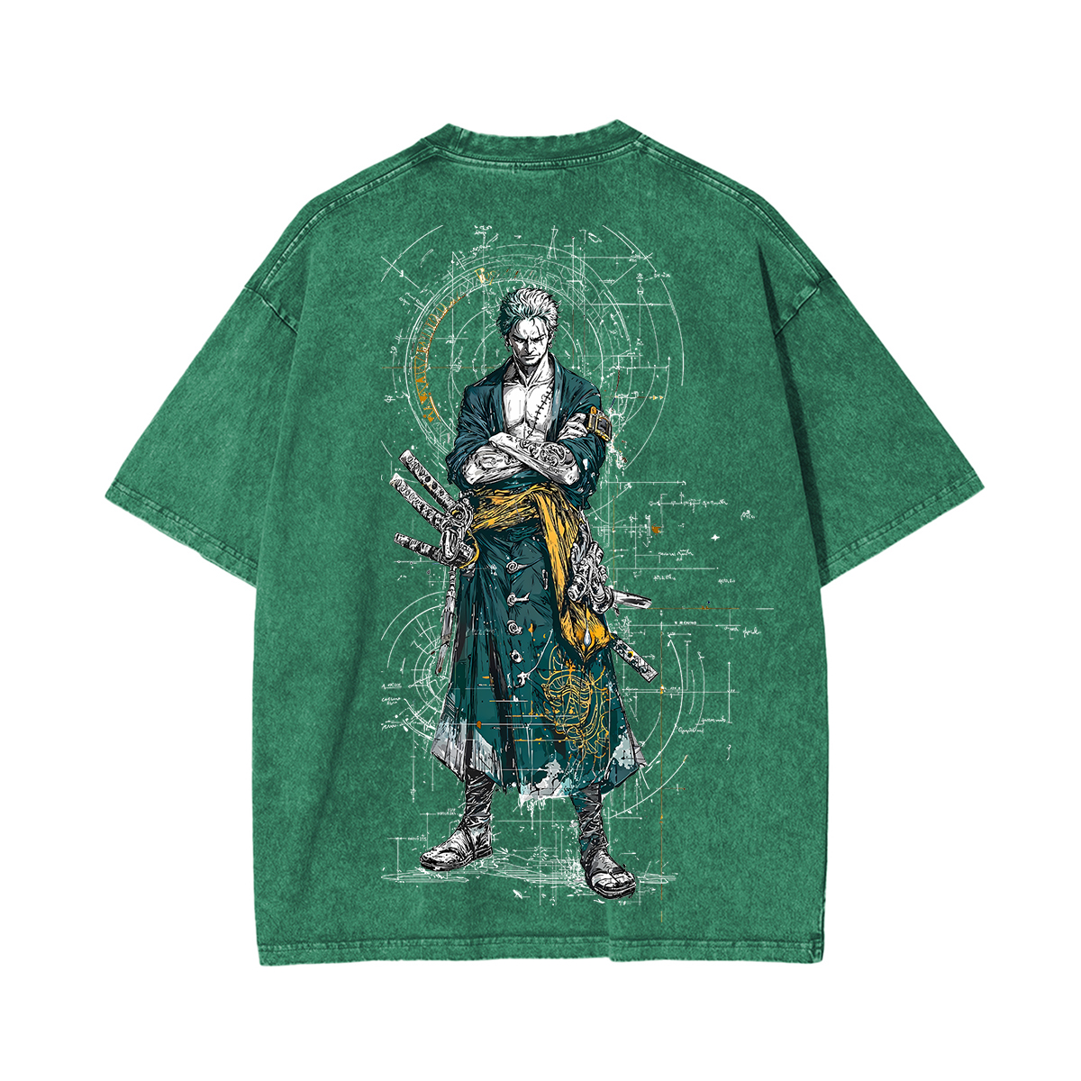 Sanji X Zoro X Luffy One Piece Unisex Washed T-Shirt