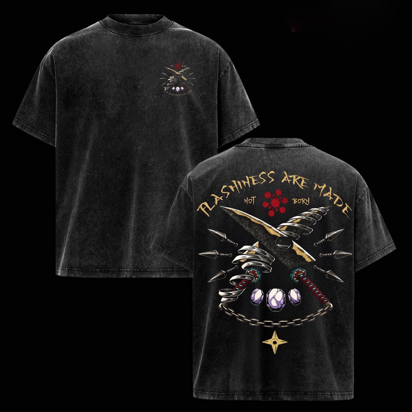 Demon Slayer Vintage washed T-shirt/Crewneck/Hoodie