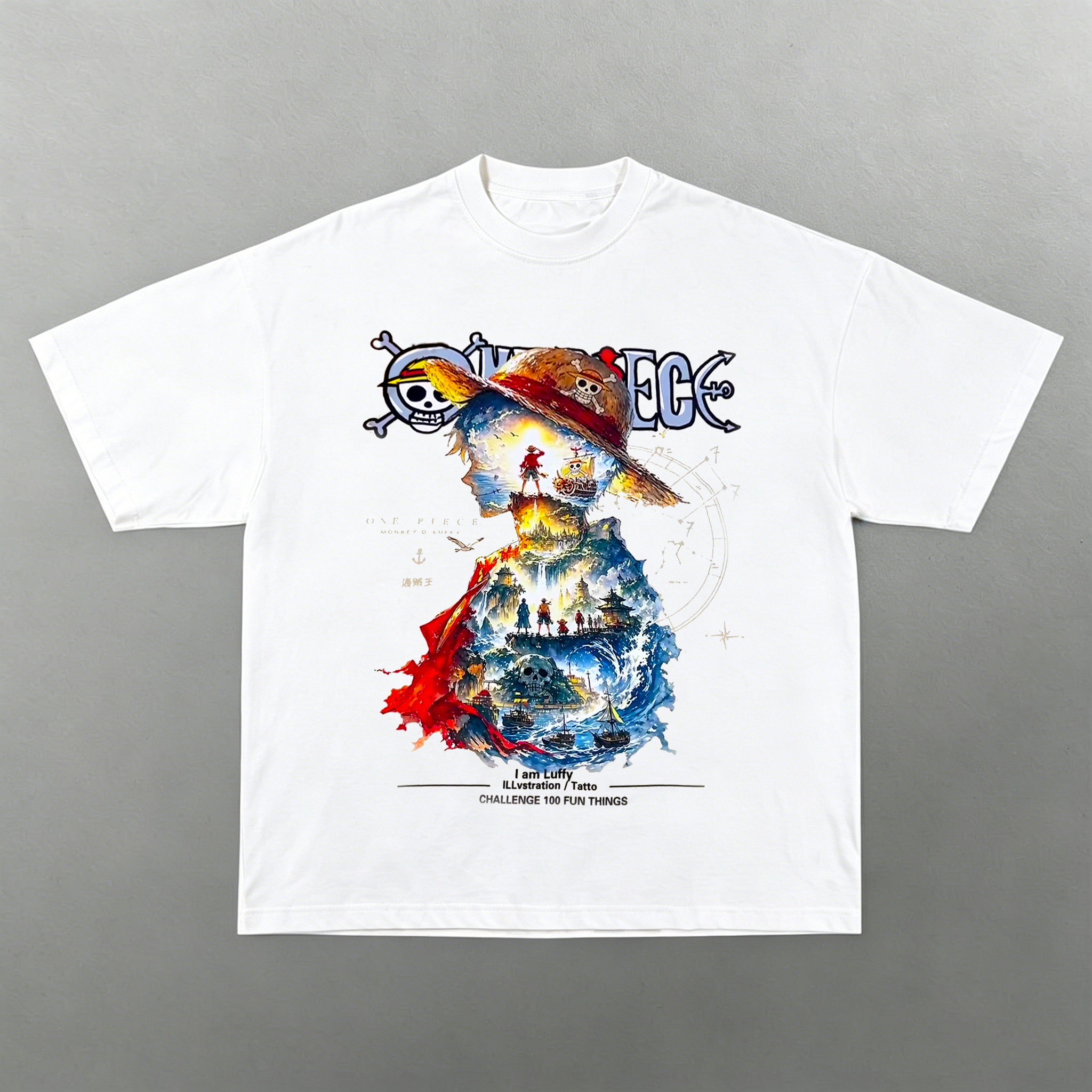 One Piece Anime Oversize Unisex Shirts/Crewneck/Hoodie/Tank Top