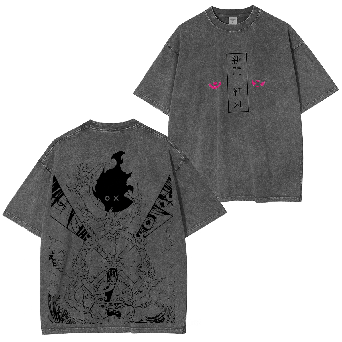 One Piece Anime Washed T-shirt