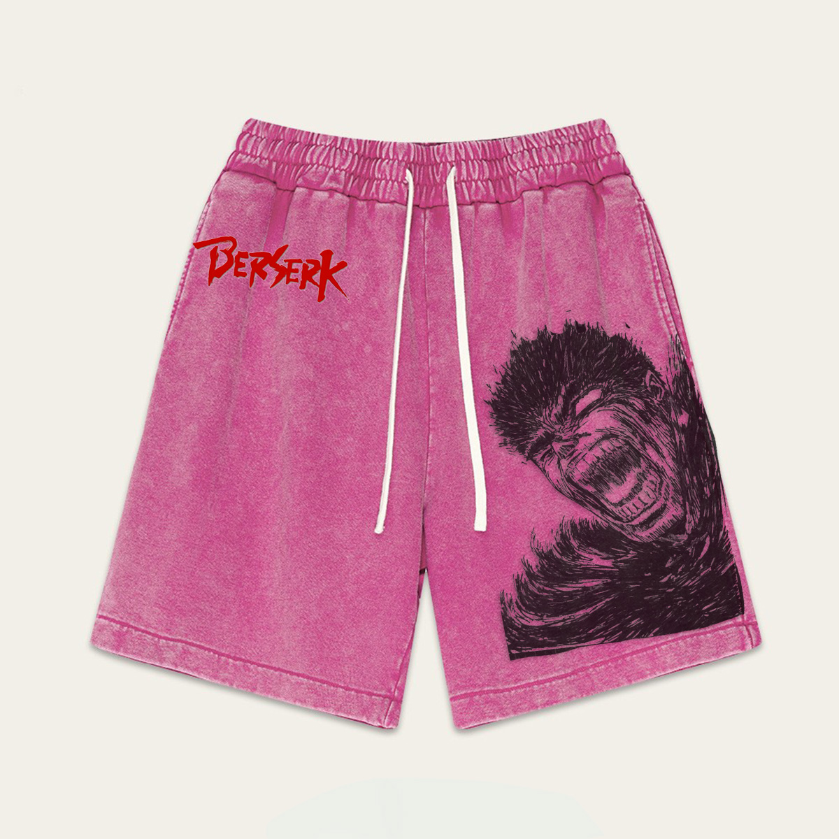 Bresk Retro Wash Anime Shorts