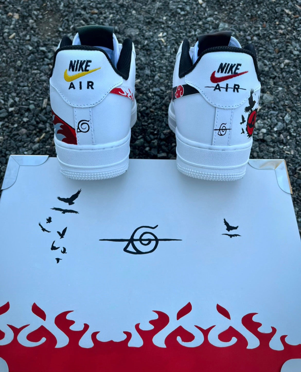 Naruto Minato x Itachi AF1 Anime Shoes