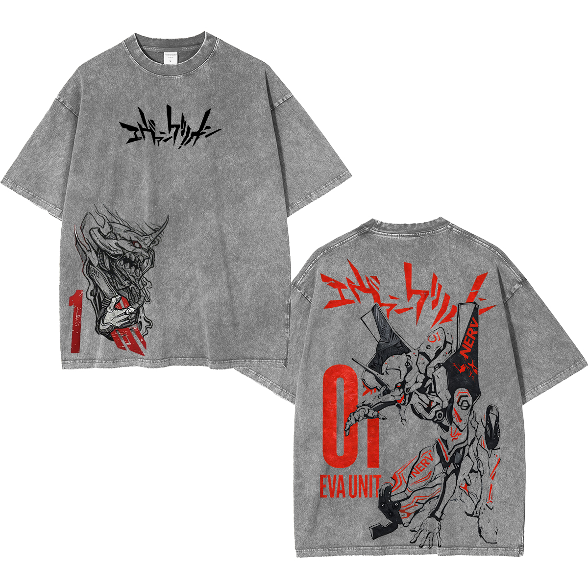 Neon Genesis Evangelion Washed T-shirt/Crewneck/Hoodie