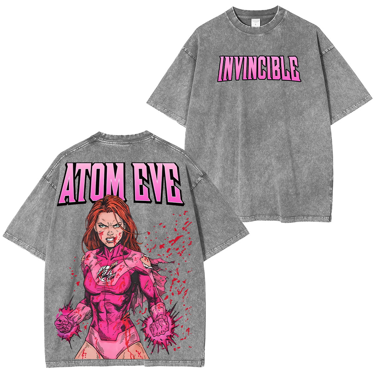 Atom Eve Invincible Washed T-shirt/Crewneck/Hoodie
