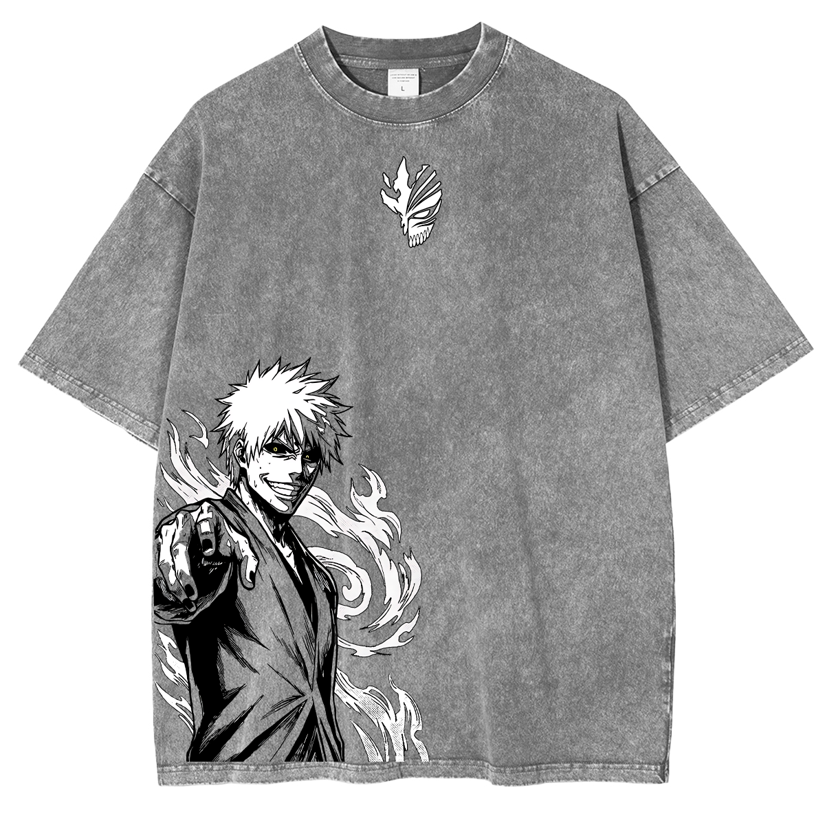 Bleach Ichigo Zangetsu Unisex  Washed T-Shirt