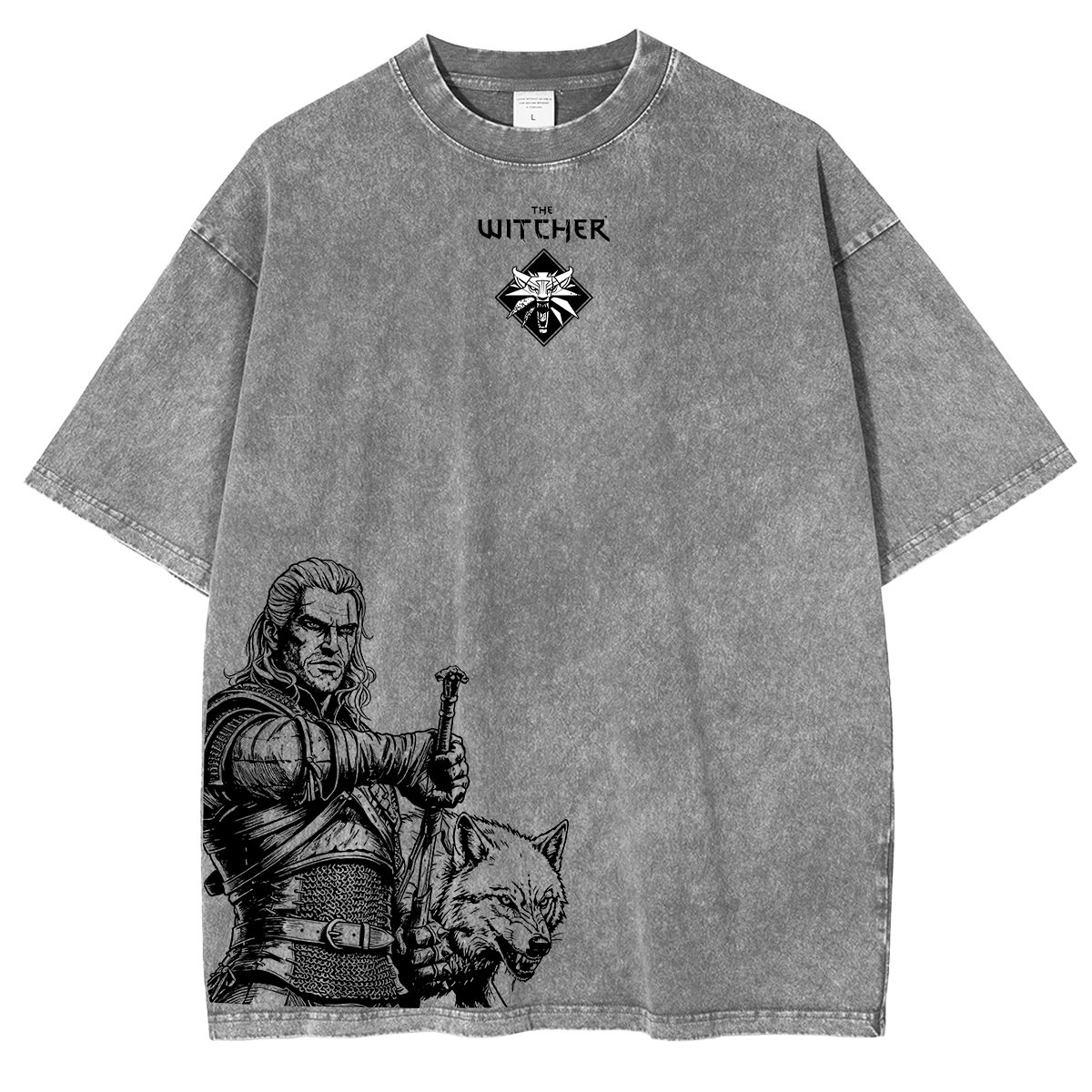 Bleach Ichigo Zangetsu Unisex  Washed T-Shirt