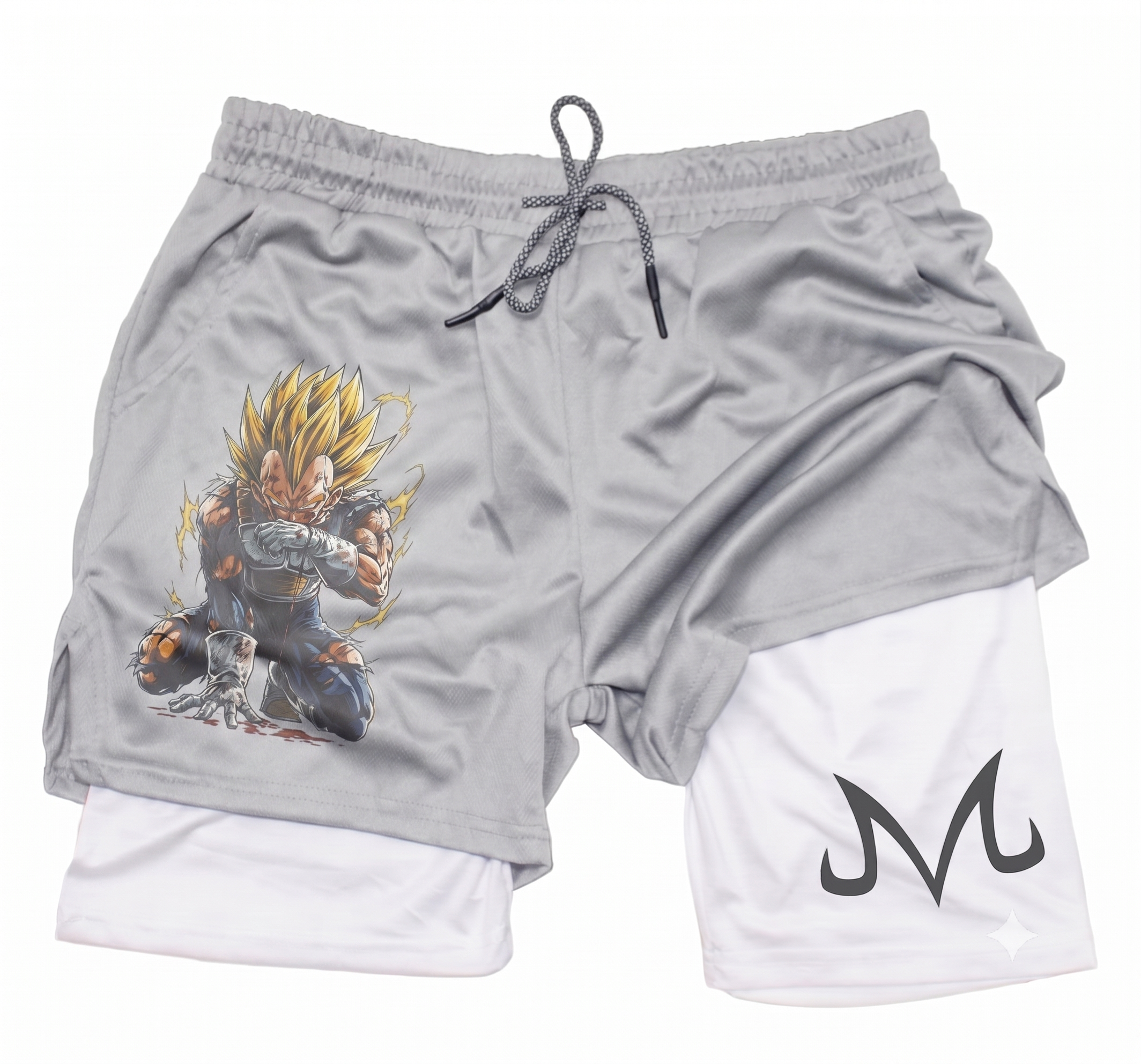 Dragon Ball GOKU Vegeta Anime Printed Double Layer Shorts