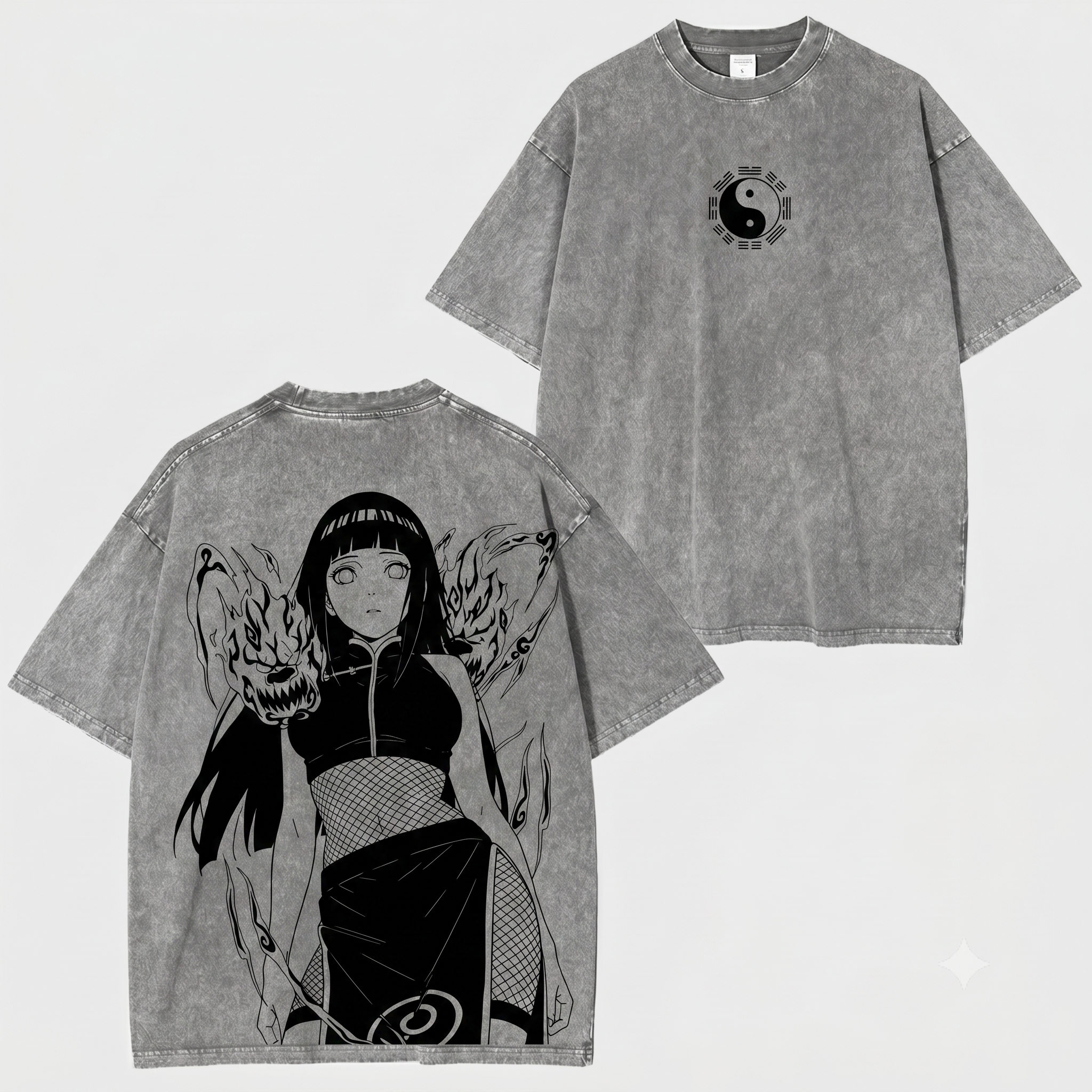 Naruto Hinata Hyūga Vintage Washed T-shirt/Crewneck/Hoodie