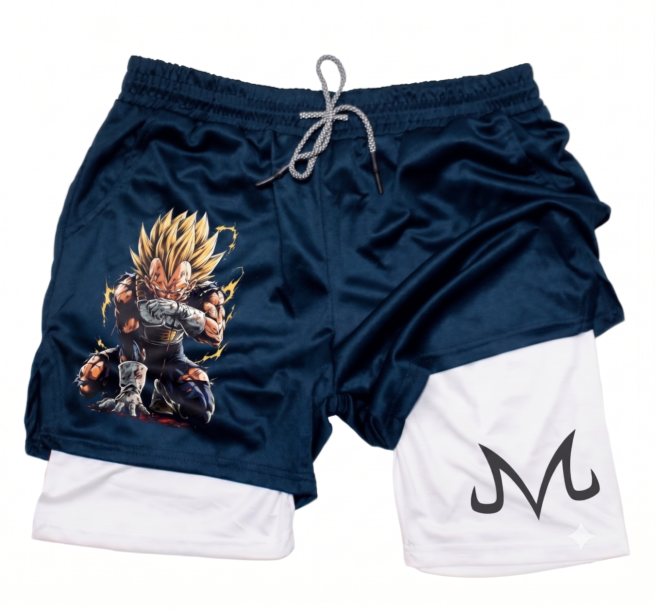 Dragon Ball GOKU Vegeta Anime Printed Double Layer Shorts
