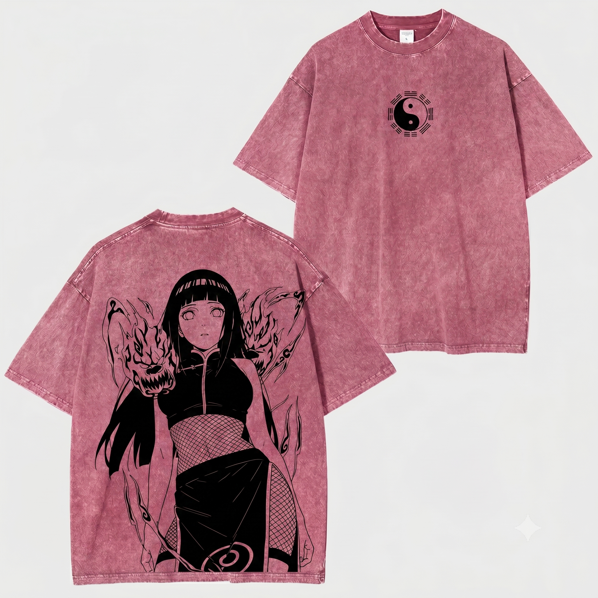 Naruto Hinata Hyūga Vintage Washed T-shirt/Crewneck/Hoodie