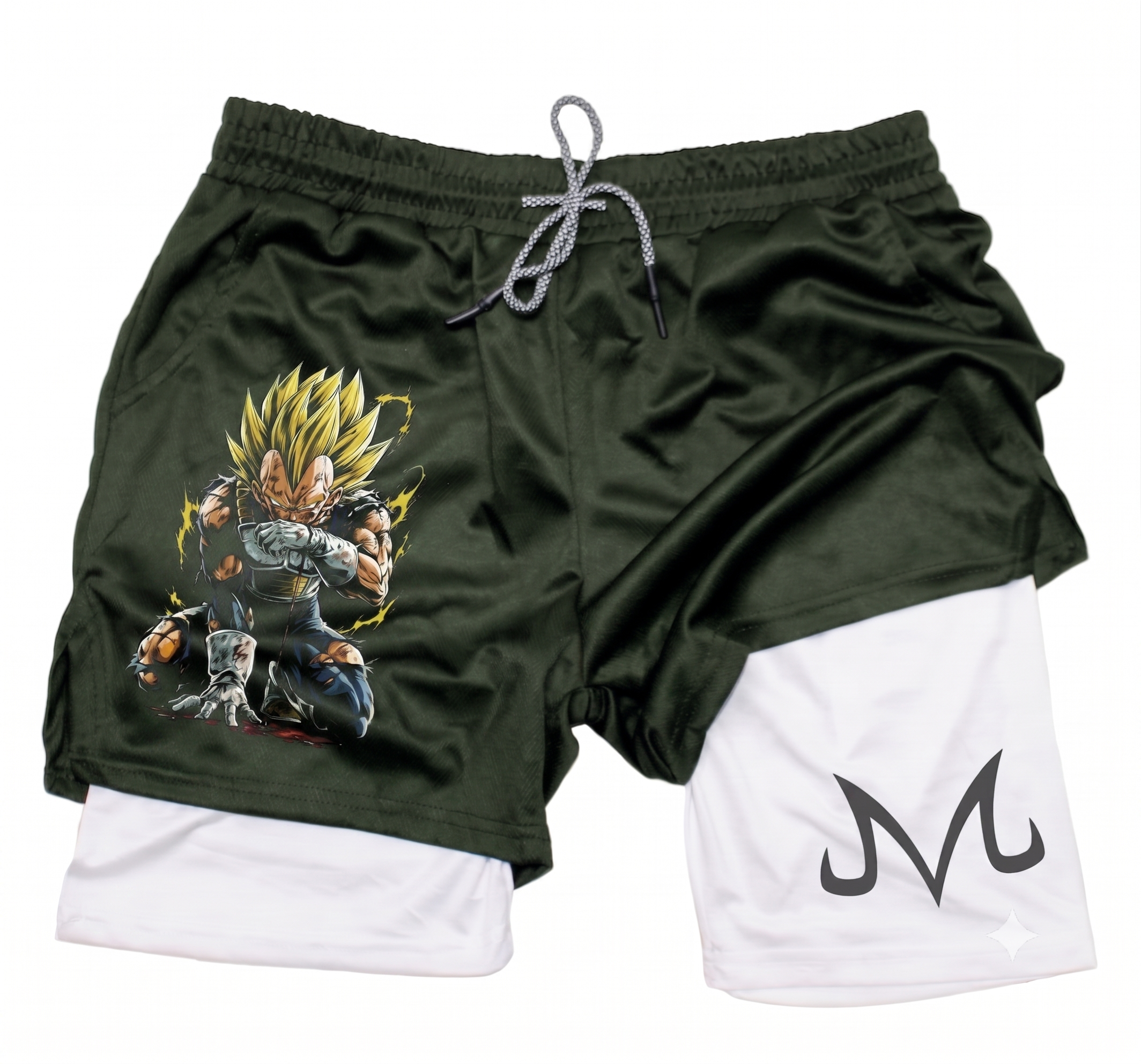 Dragon Ball GOKU Vegeta Anime Printed Double Layer Shorts