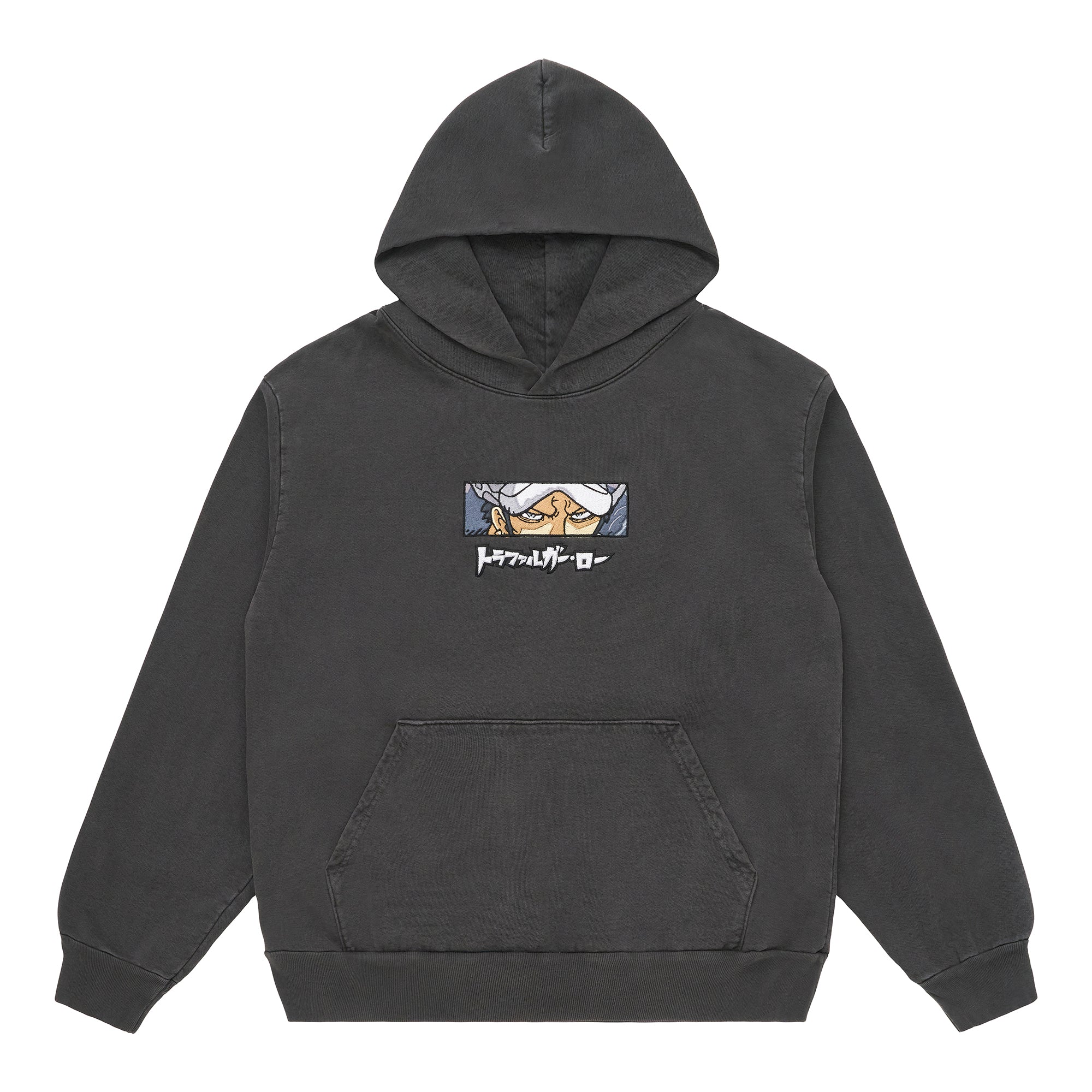ONE PIECE LAW EYES HOODIE (CHARCOAL)