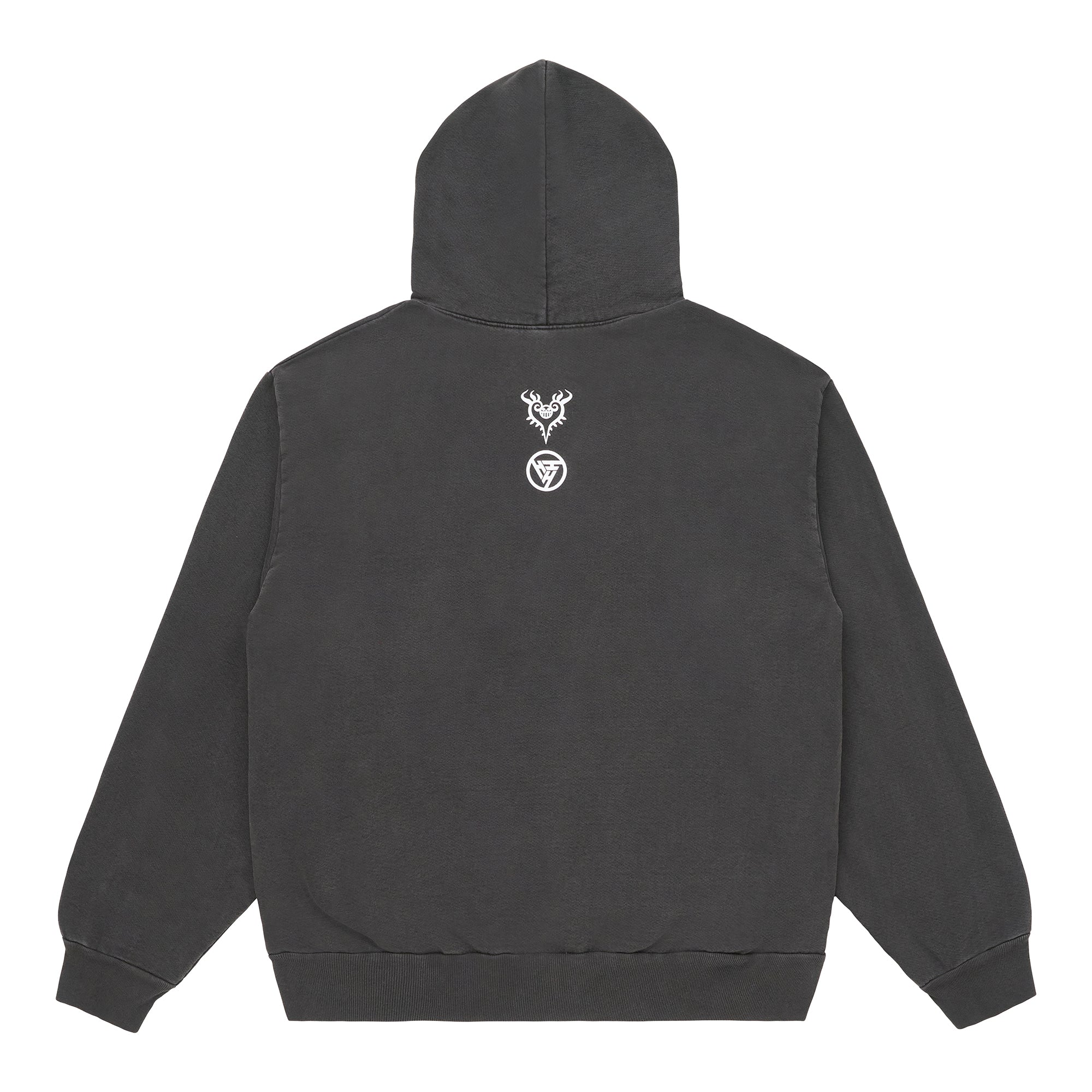 ONE PIECE LAW EYES HOODIE (CHARCOAL)