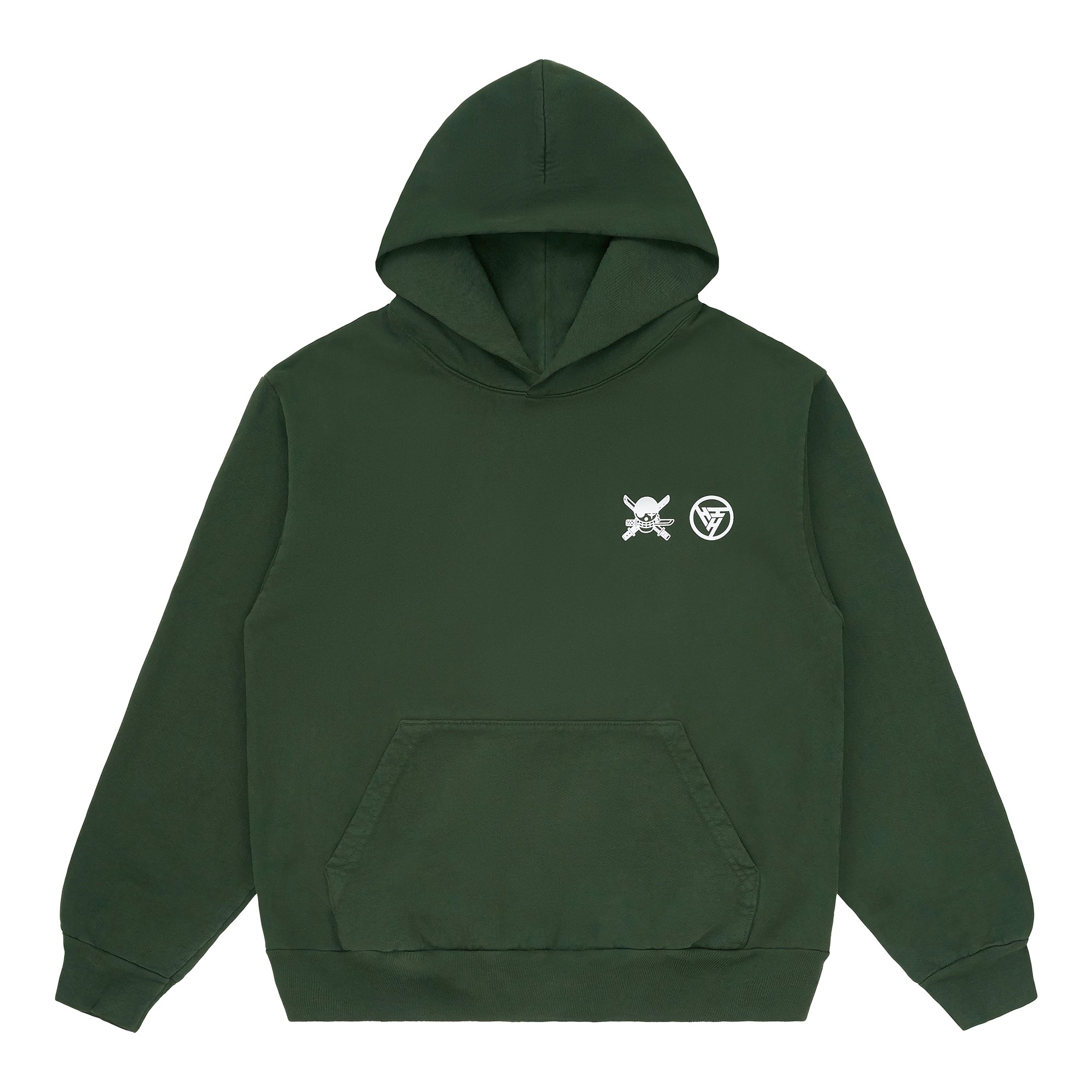 ONE PIECE ZORO FLAME HOODIE (IVY)