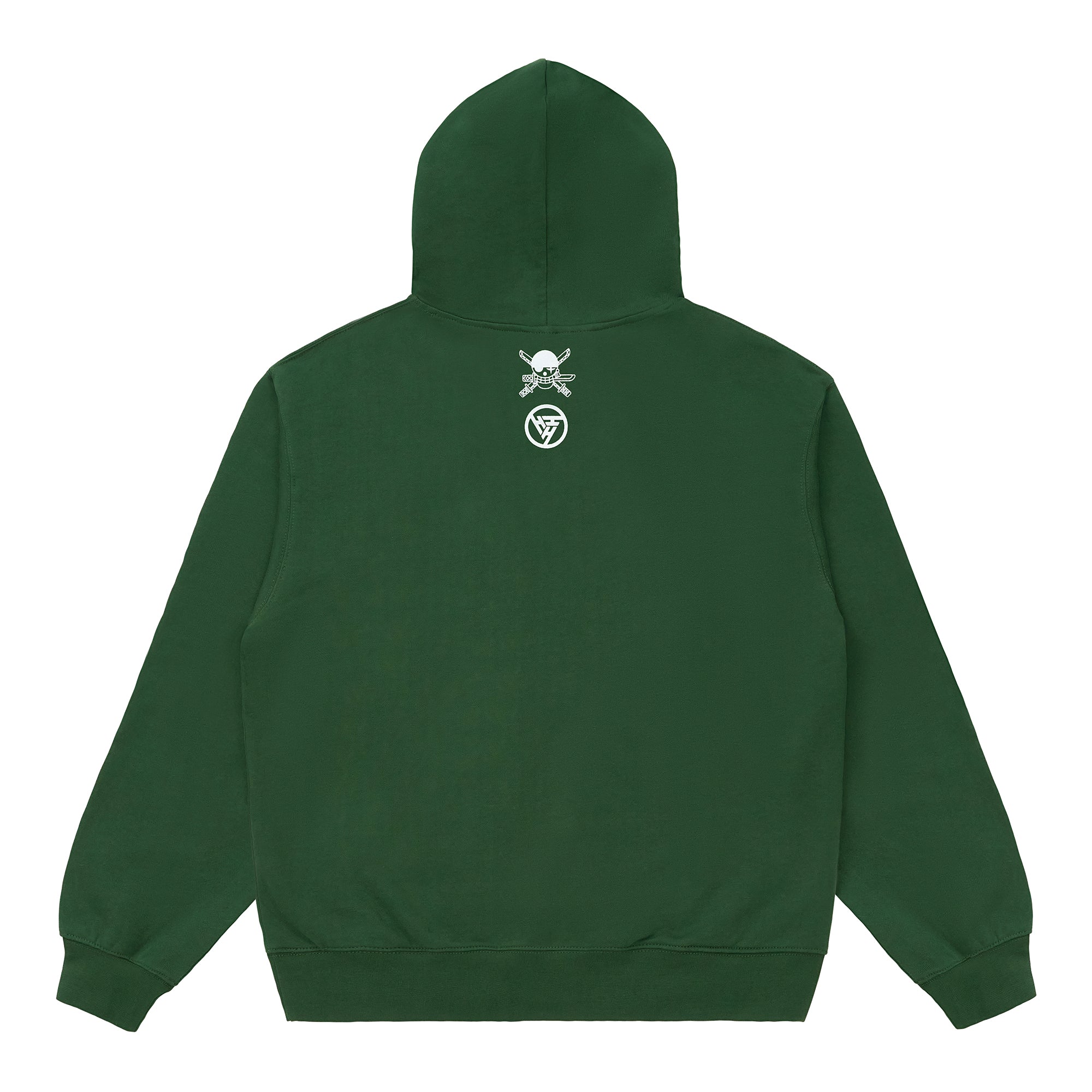 ONE PIECE ZORO SINGLE LINE HOODIE (GREEN) *PRE-ORDER*