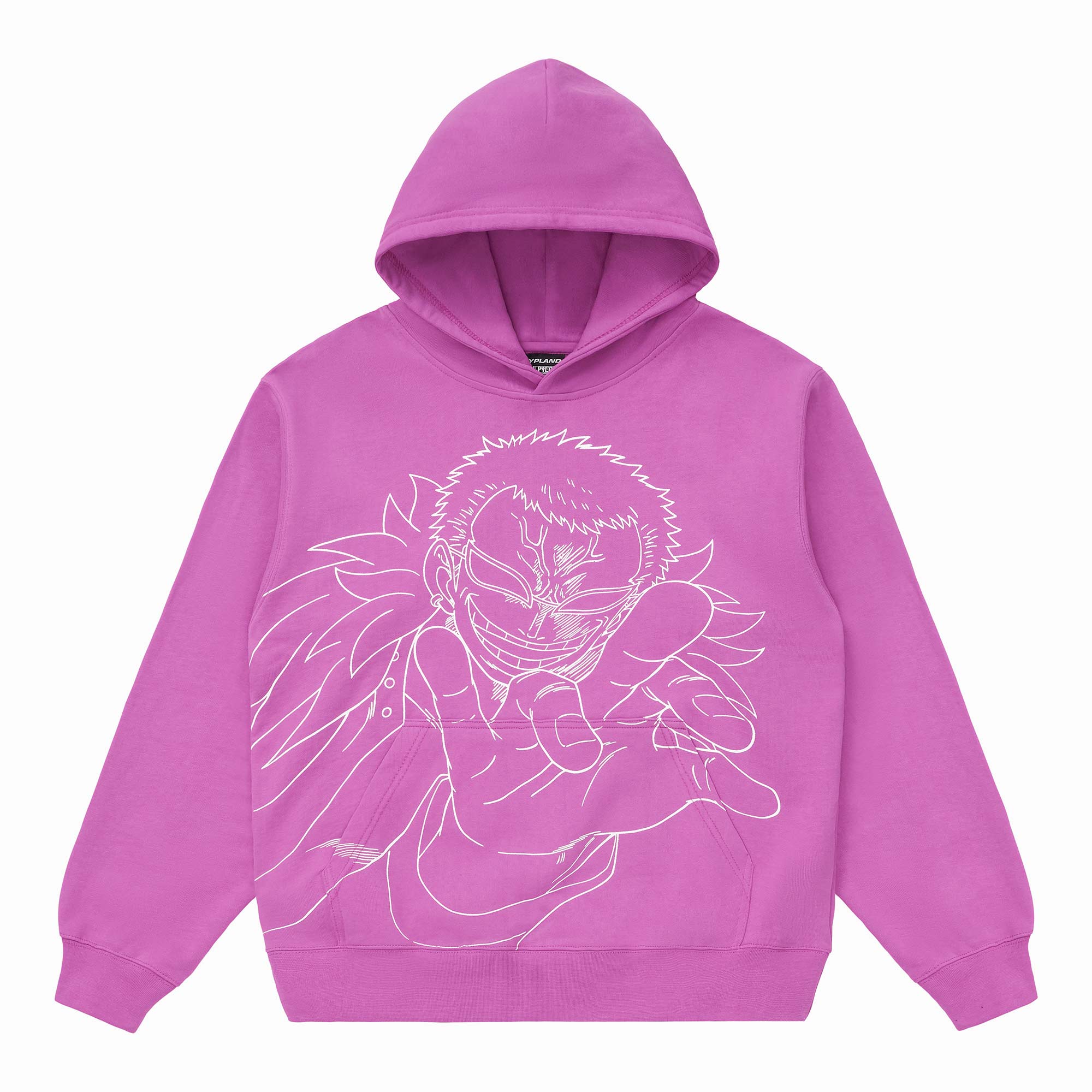 ONE PIECE DOFFY SINGLE LINE HOODIE (MAGENTA)