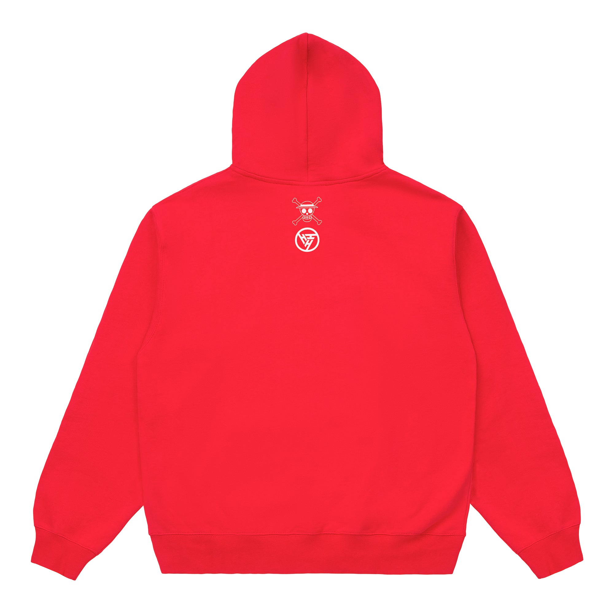 ONE PIECE LUFFY SINGLE LINE HOODIE (RED)