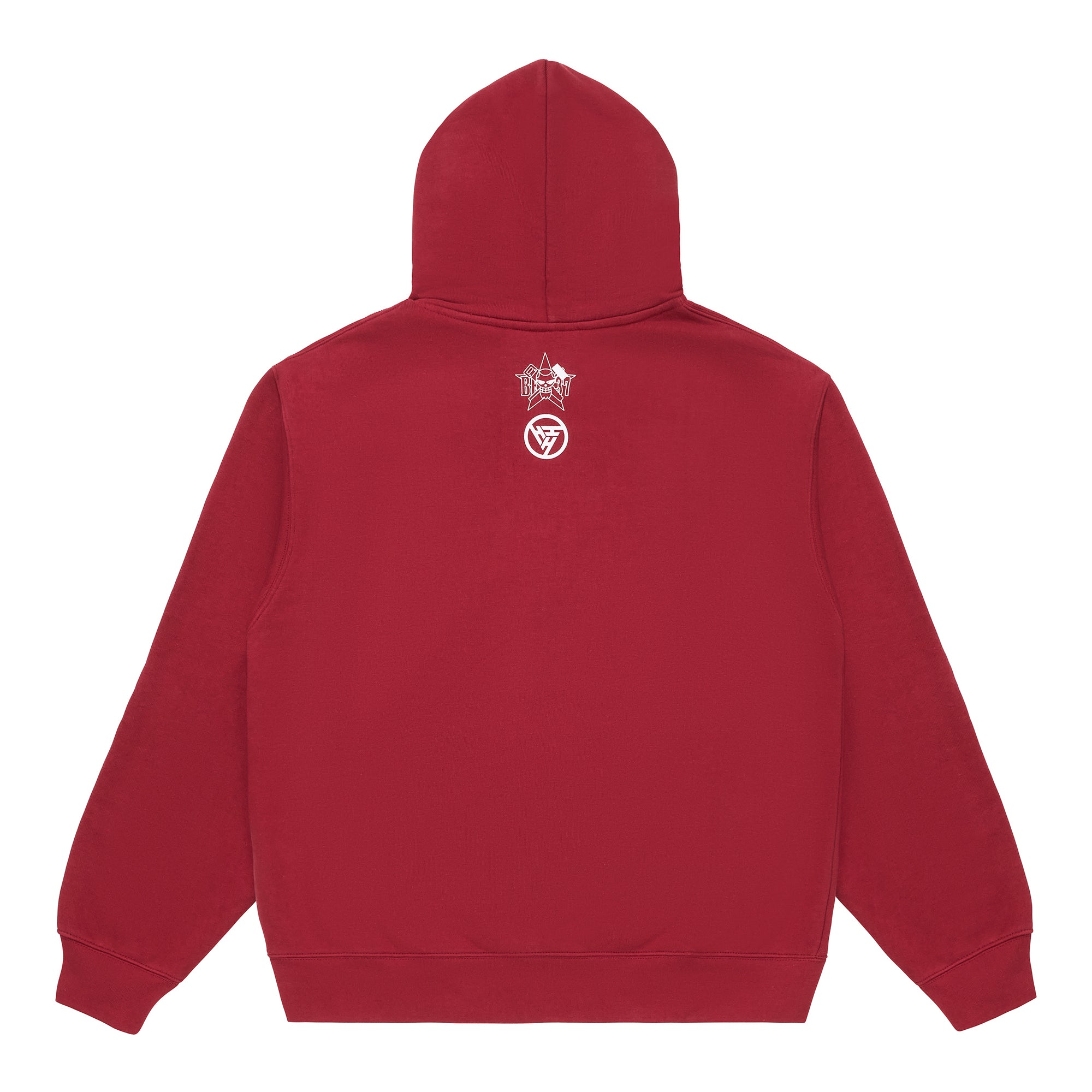 ONE PIECE FRANKY SINGLE LINE HOODIE (BURGUNDY) *PRE ORDER*