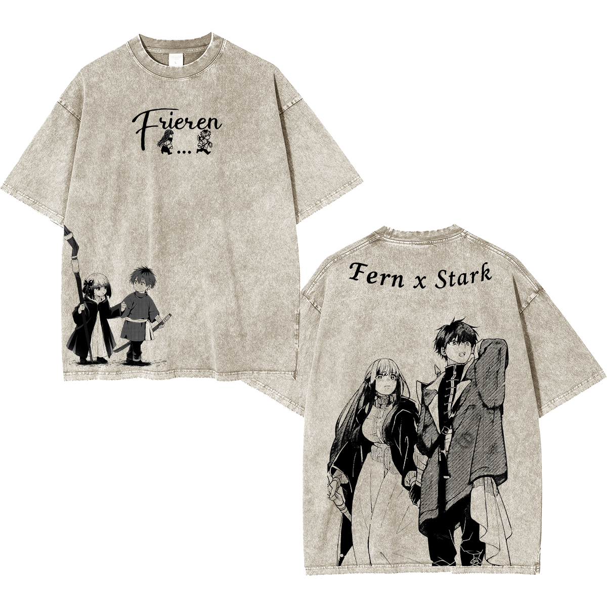 [Copy]JoJo Gyro Zeppeli Washed T-shirt/Crewneck/Hoodie