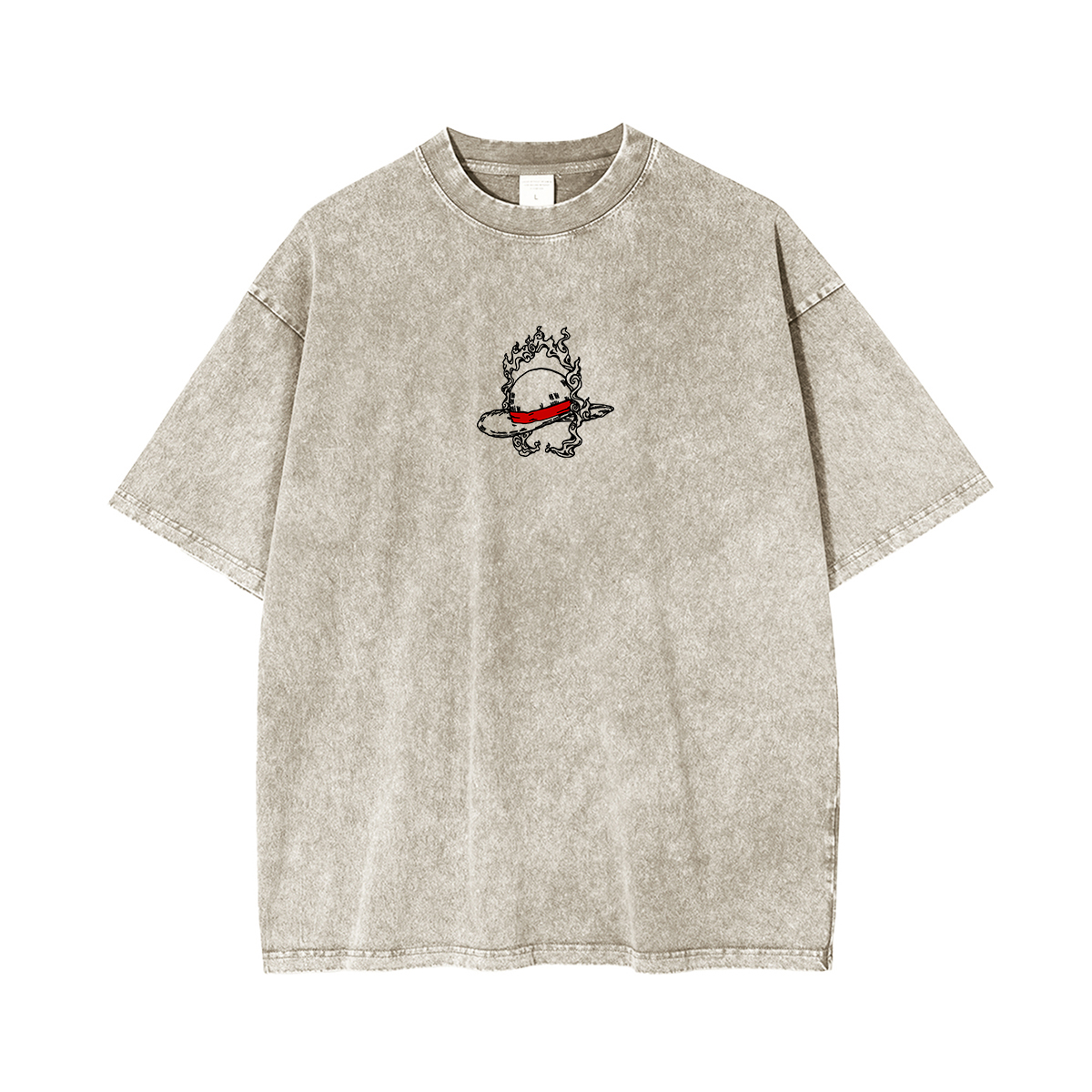 Luffy One Piece Unisex Washed T-Shirt