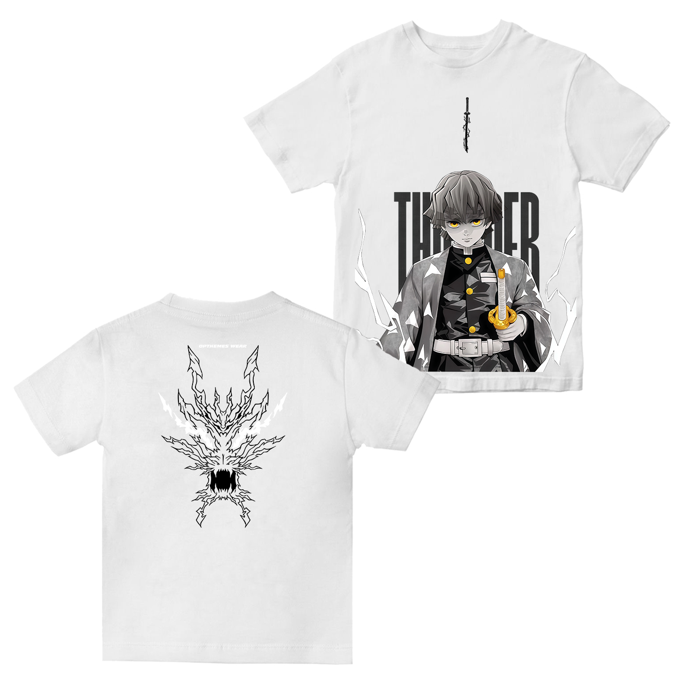 Zenitsu Cotton Unisex Kids T-Shirt/Crewneck Sweatshirt/Hoodie