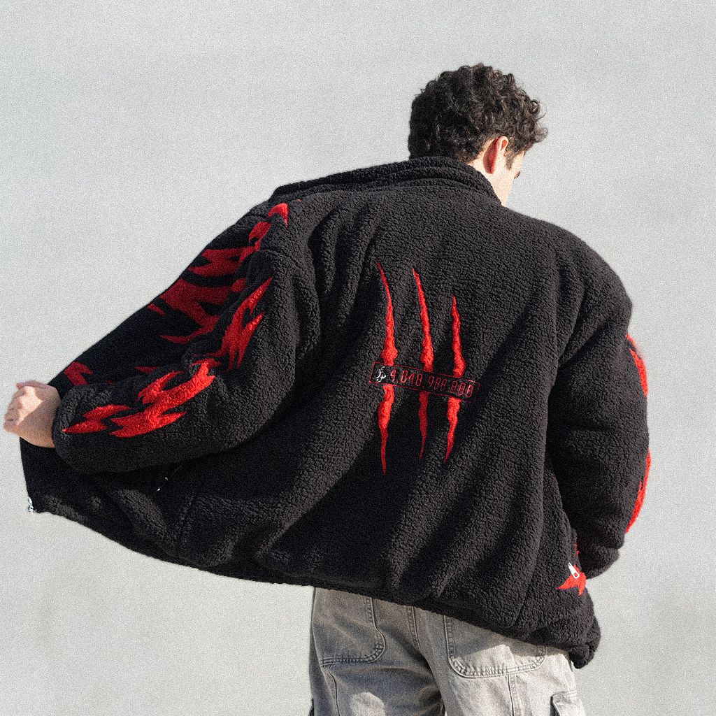 Luffy Gear 5 Sherpa Fleece Jacket