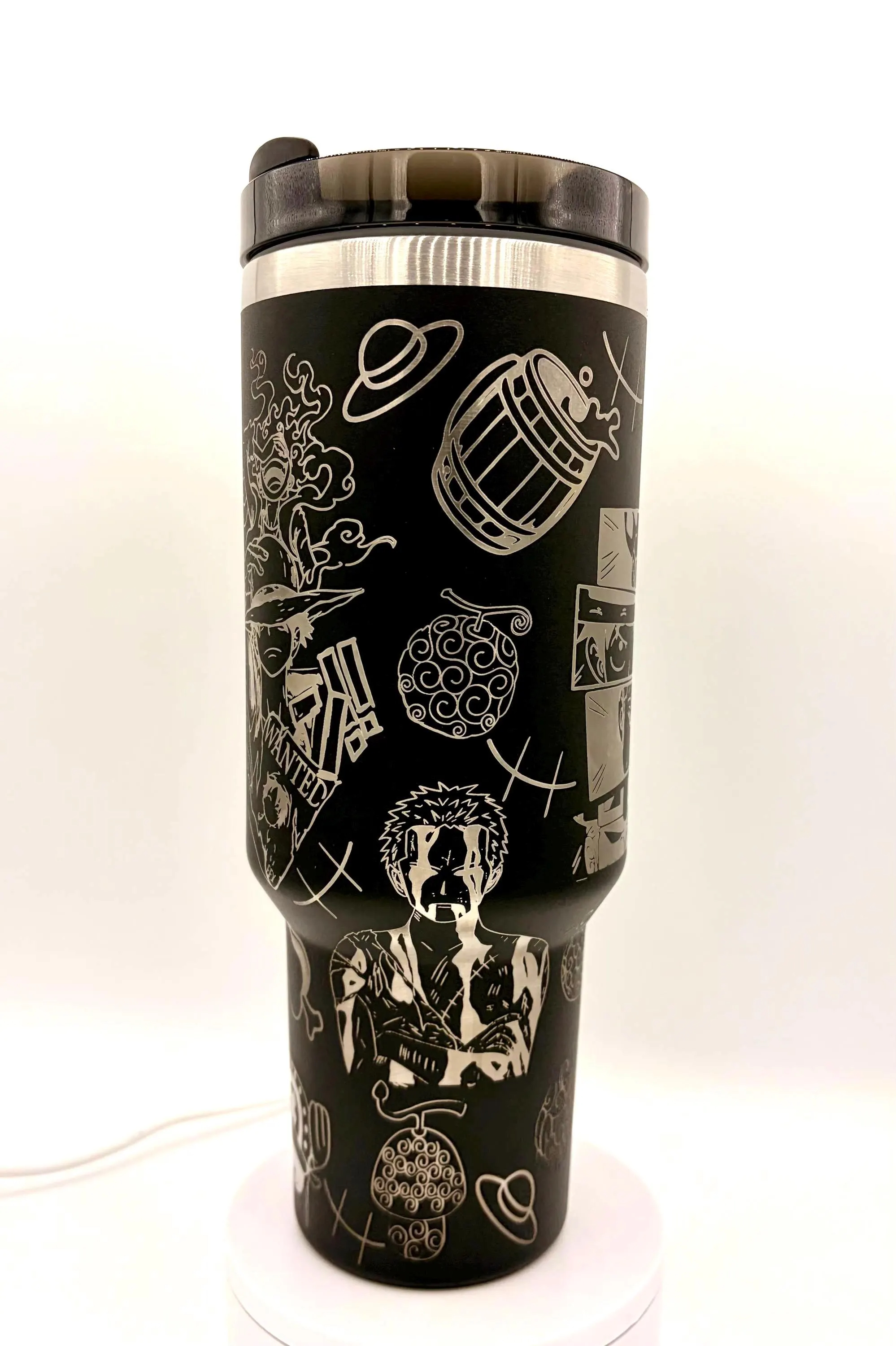 One Piece Themed engraved Stanley Tumbler Cup
