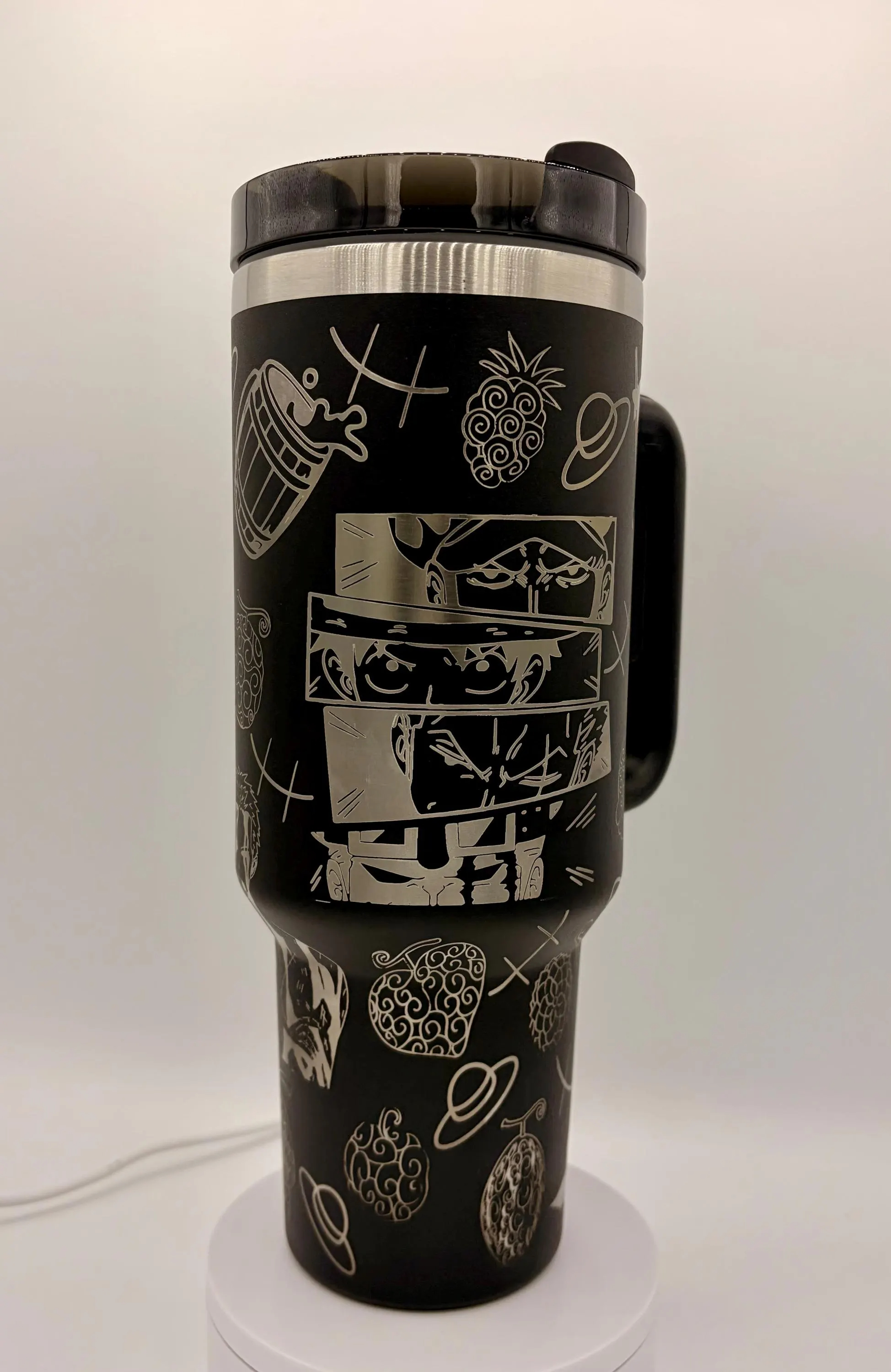 One Piece Themed engraved Stanley Tumbler Cup