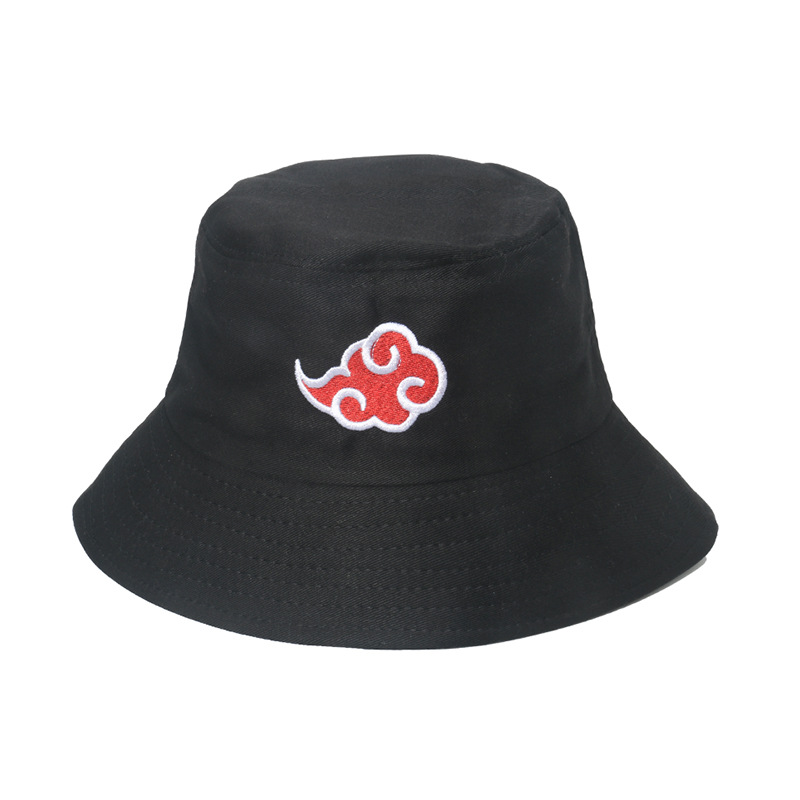 Naruto Akatsuki cloud pattern fisherman hat for sun protection
