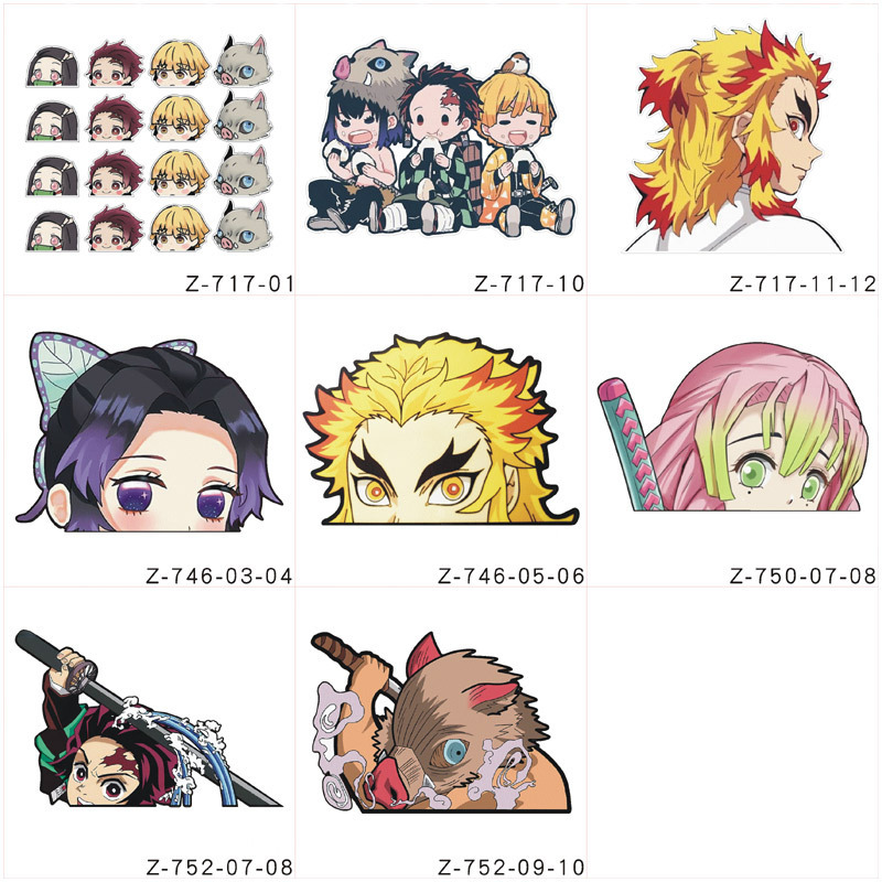  Demon Slayer Anime Car Stickers  Anime Car Stickers