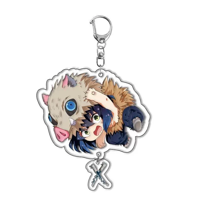 High-quality Demon Slayer keychains/keychains, anime merchandise, backpack charms