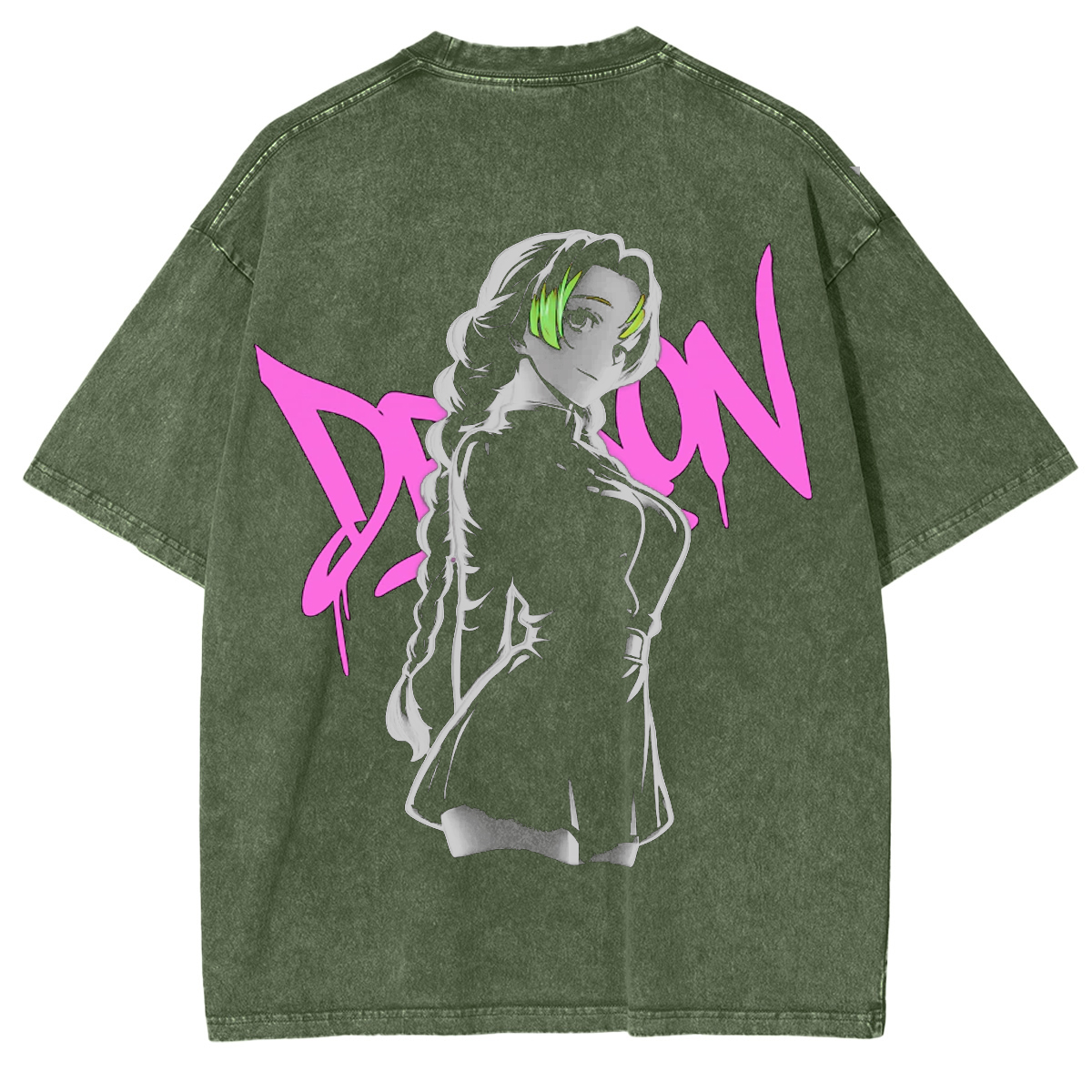 Mitsuri,Demon Slayer Unisex Washed T-Shirt