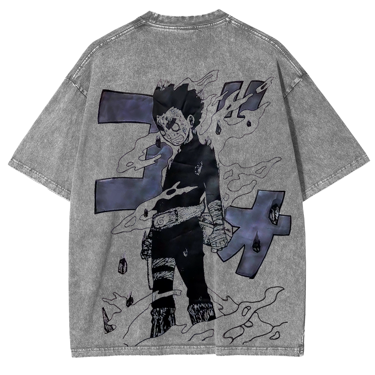Rock Lee, Naruto Anime Unisex Washed T-Shirt