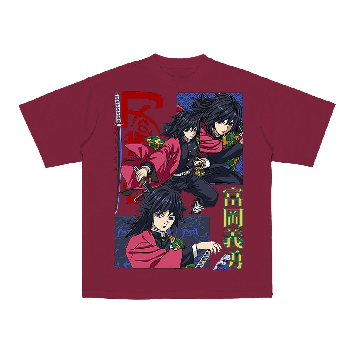 De Giyu Tomioka / Hashira Del Agua Cotton Tee