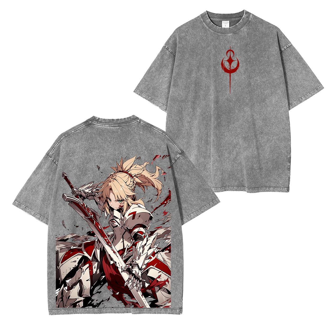Saber,Fate Anime Unisex Washed T-Shirt