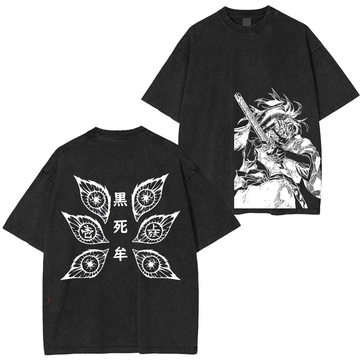 Demon Slayer Anime Unsiex Washed T-Shirt