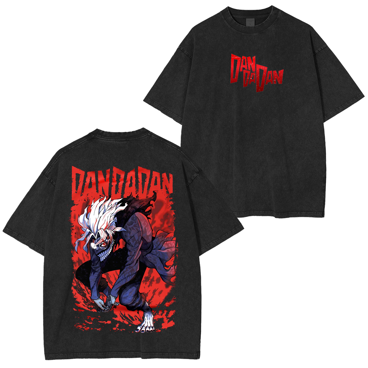 Dandadan  Anime Unsiex Washed T-Shirt