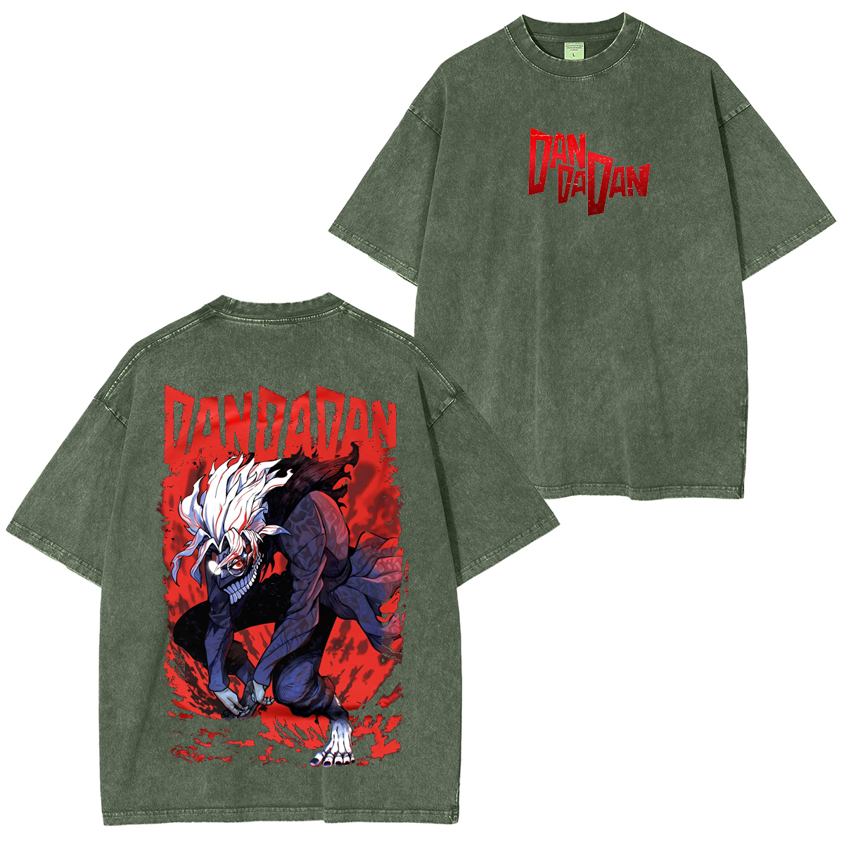 Dandadan  Anime Unsiex Washed T-Shirt