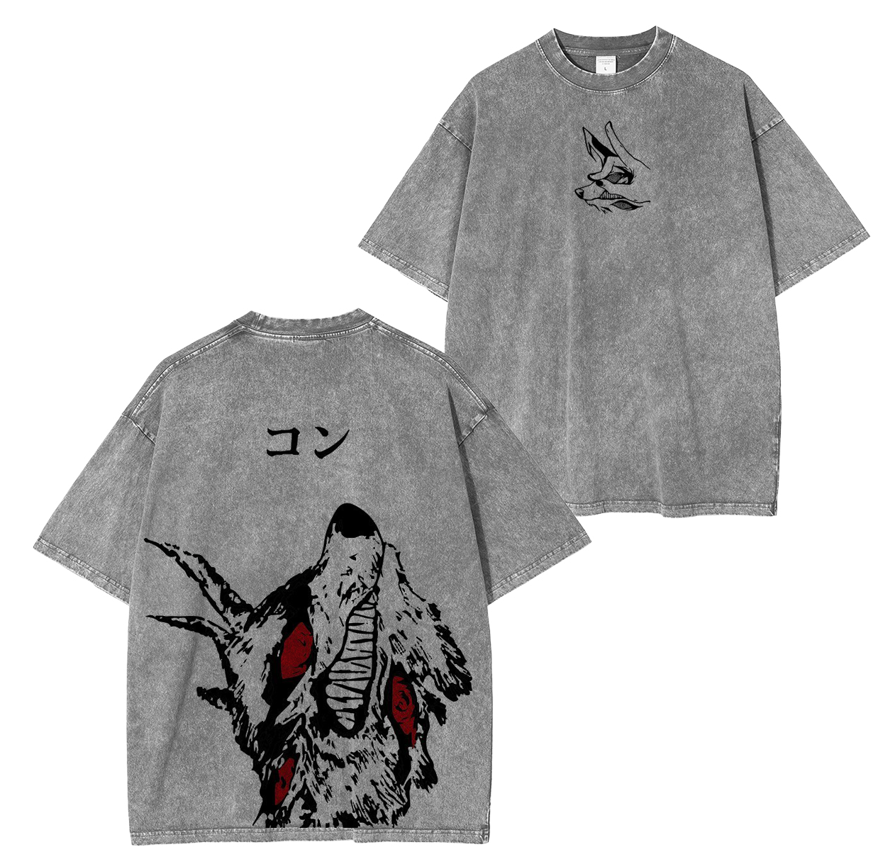 Chainsaw Man Anime Unisex Washed T-Shirt