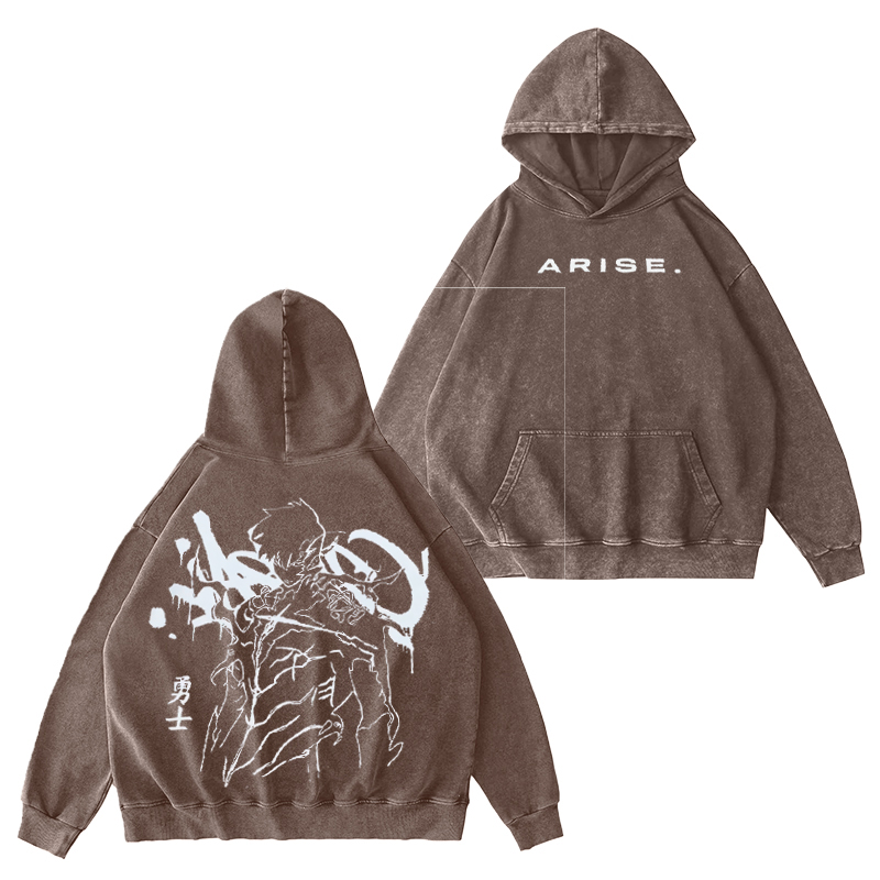 Arise Vintage Washed Hooded Sweatshirt