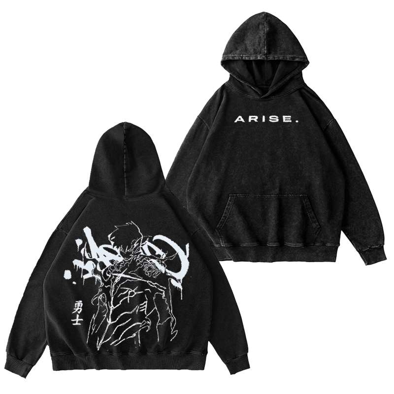 Arise Vintage Washed Hooded Sweatshirt