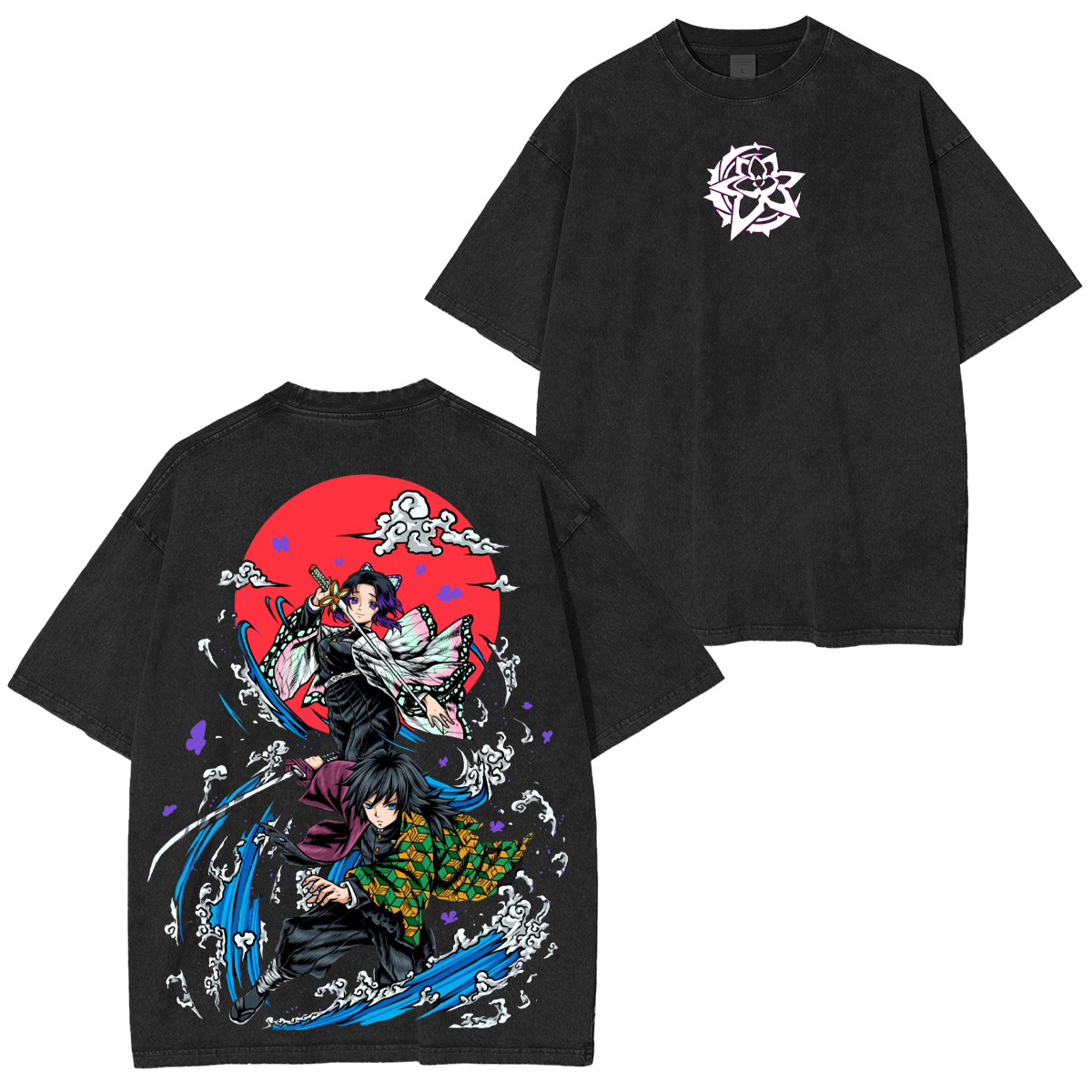 Shinobu x Giyuu Vintage Tee
