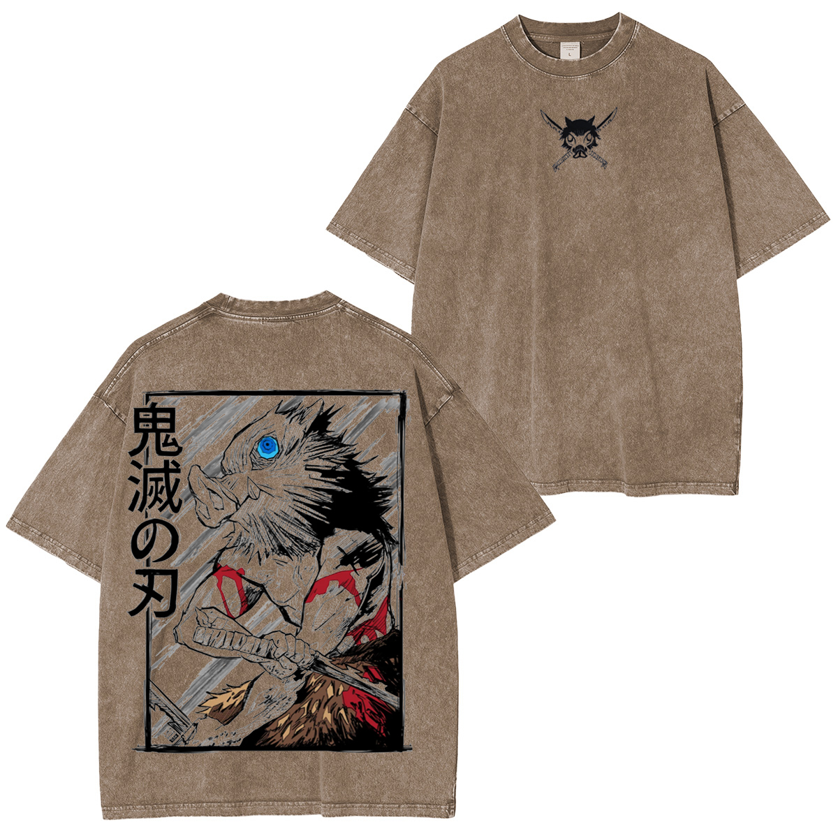 Inosuke Demon Slayer Infinity Castle Vintage Tee