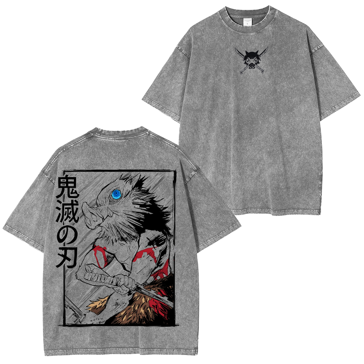 Inosuke Demon Slayer Infinity Castle Vintage Tee