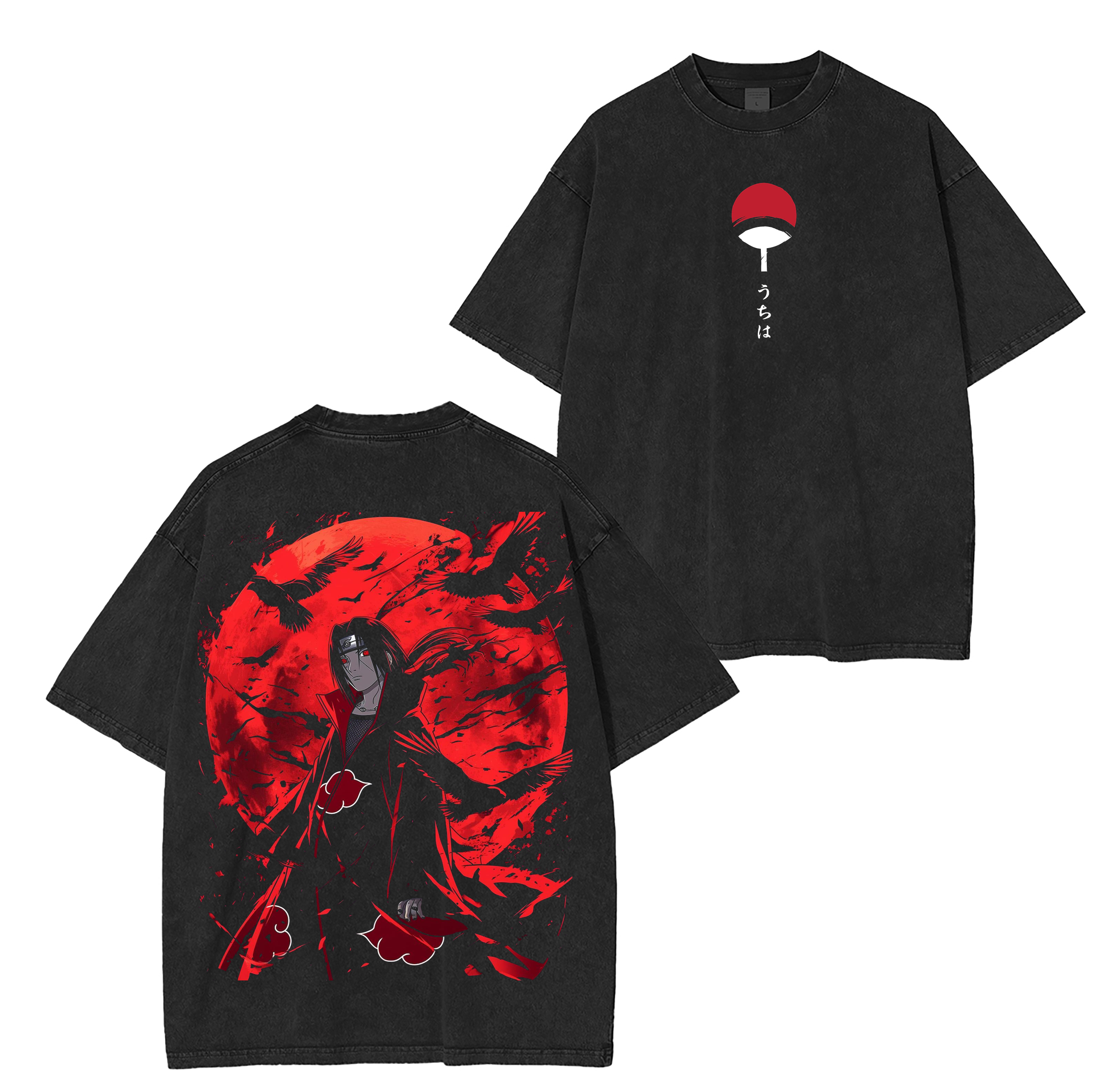 Itachi Uchiha,Naruto Anime  Unsiex Washed T-Shirt