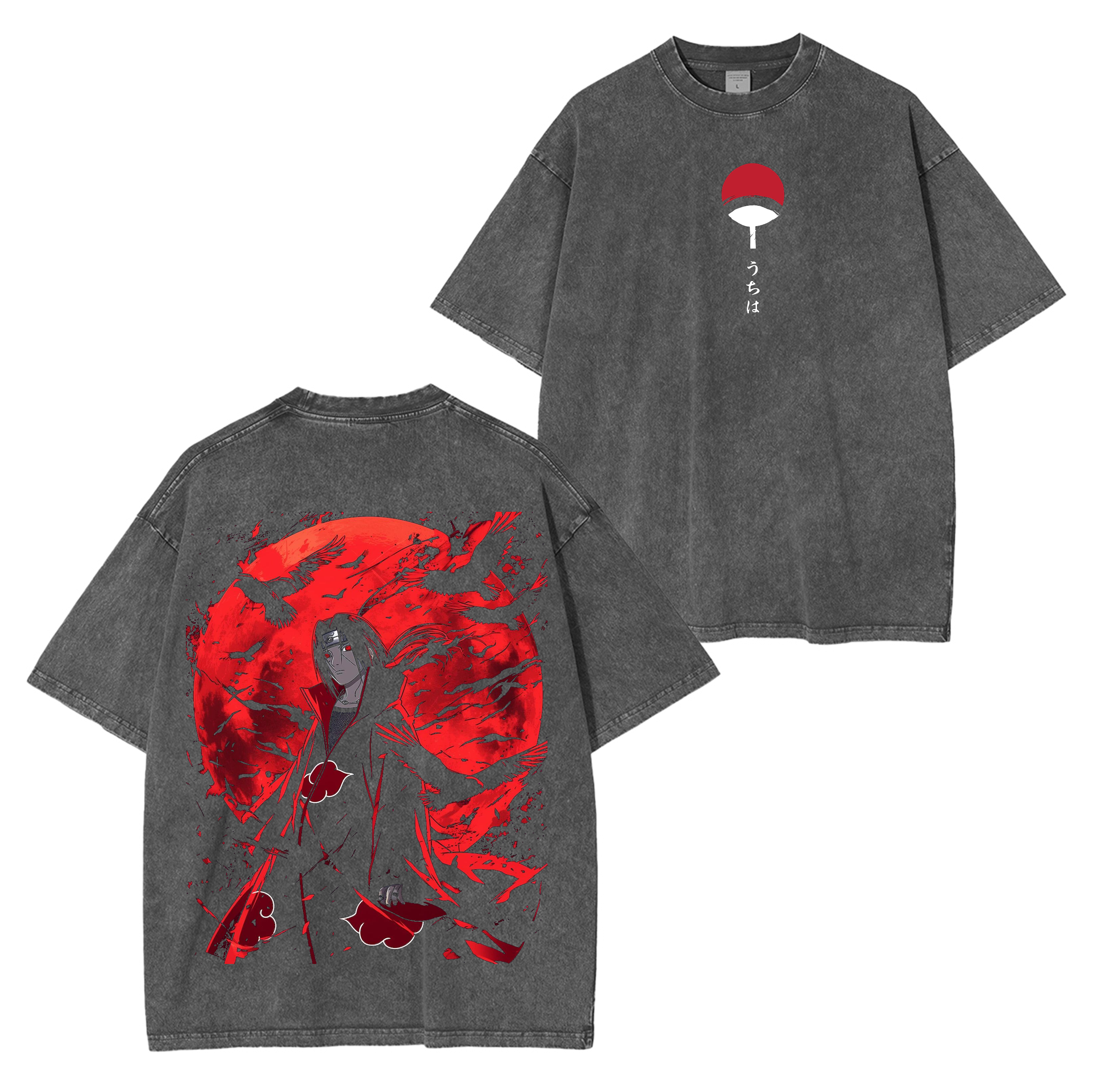 Itachi Uchiha,Naruto Anime  Unsiex Washed T-Shirt