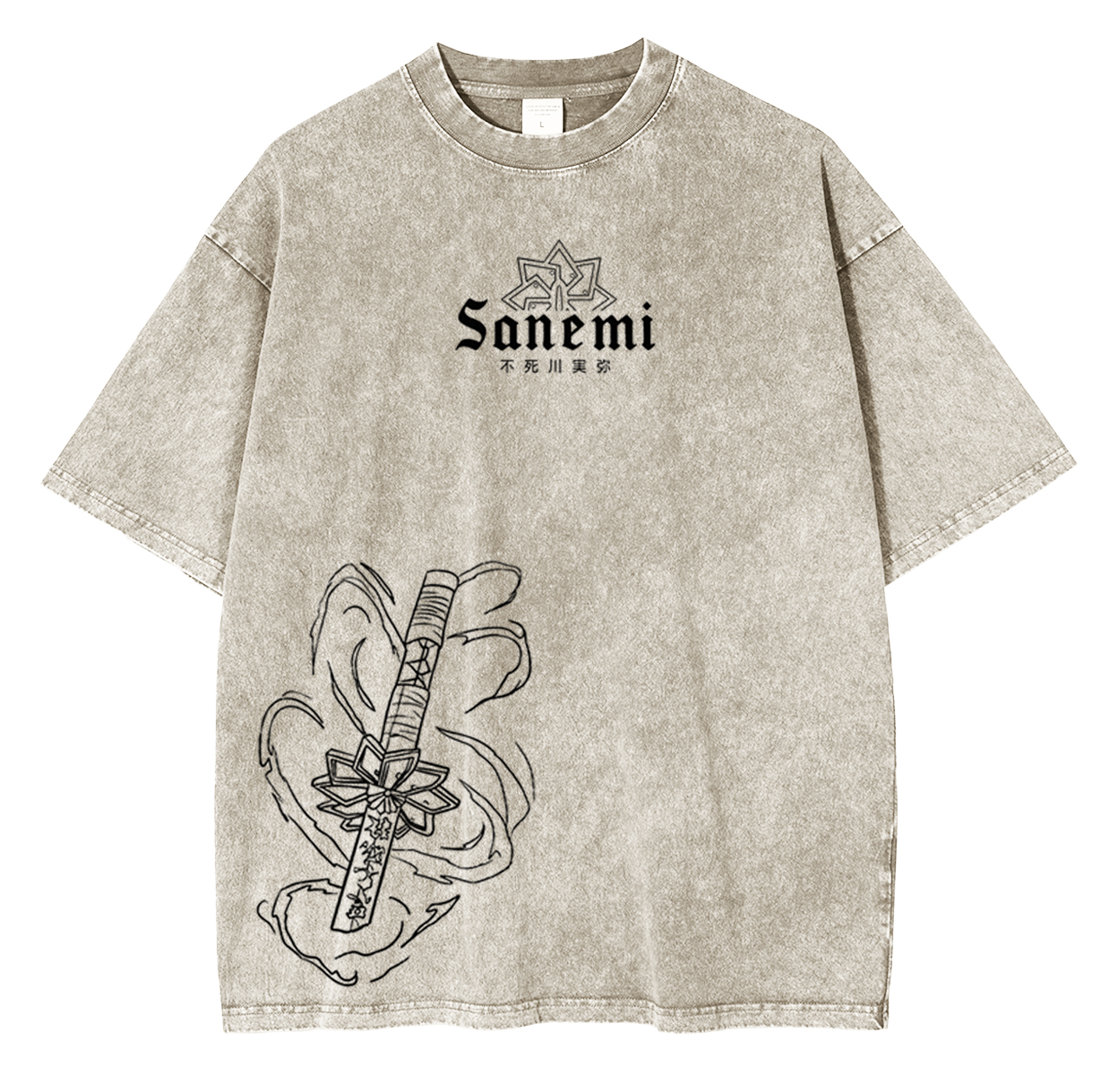 Wind Hashira,Demon Slayer Anime Unisex Washed T-Shirt