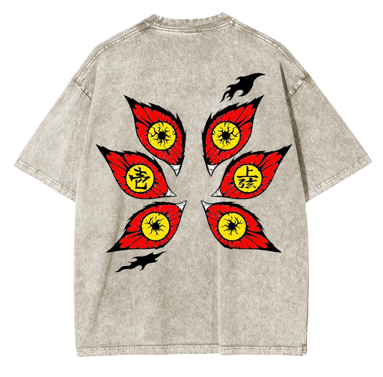 Kokushibo,Demon Slayer Anime Unisex Washed T-Shirt