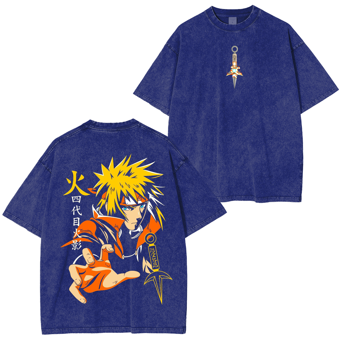Minato Namikaze,Naruto Anime Unsiex Washed T-Shirt