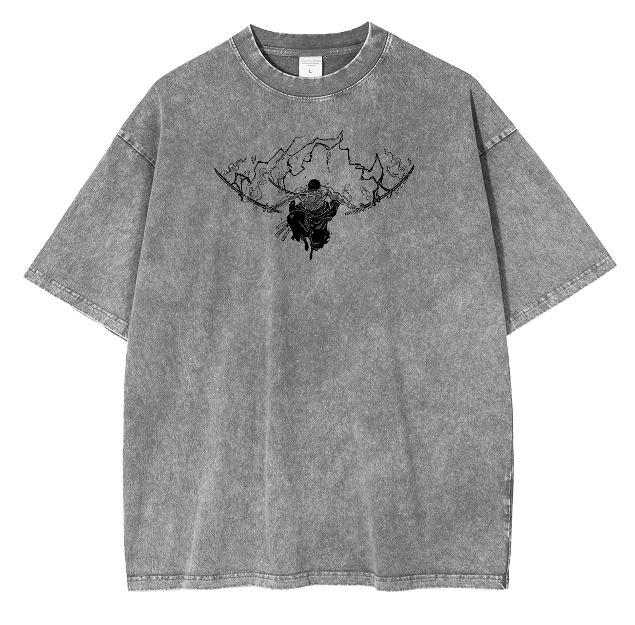 Asura Zoro,One Piece  Anime Unsiex Washed T-Shirt